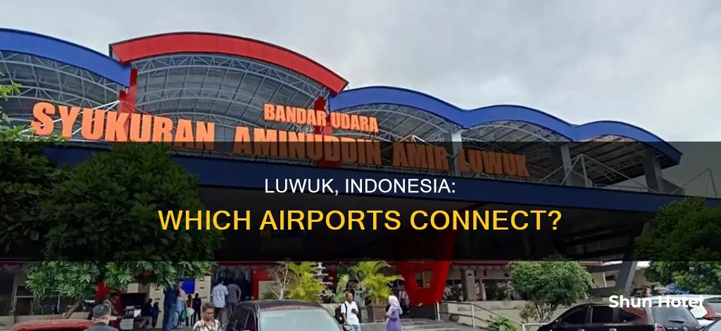 what airport connect to luwuk indonesia