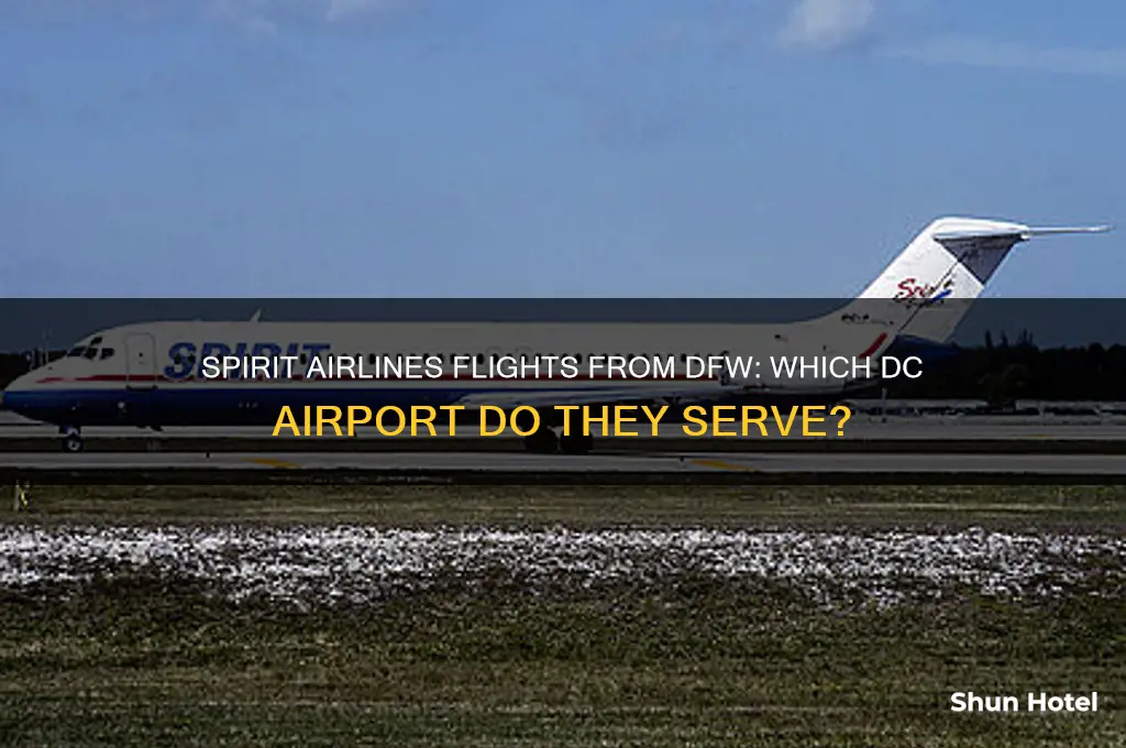 what airport dc does spirit fly to from dfw airport