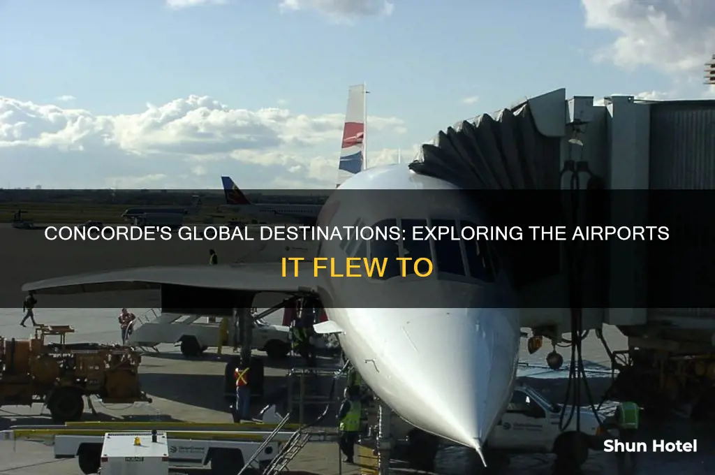 what airport did concorde fly to
