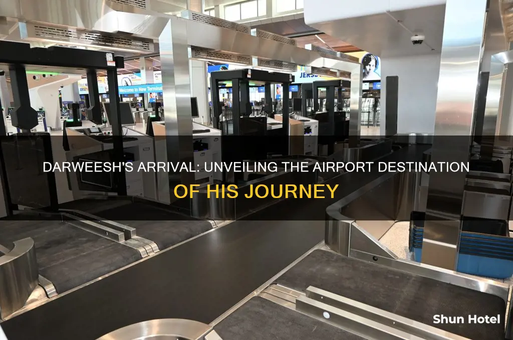 what airport did darweesh fly into