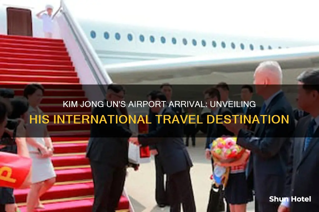 what airport did kim jun ung fly into
