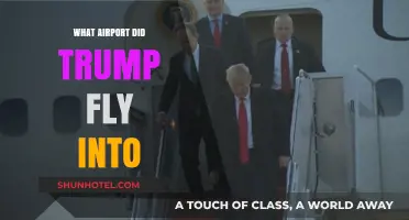 Trump's Arrival: Unveiling the Airport Destination of His Recent Flight