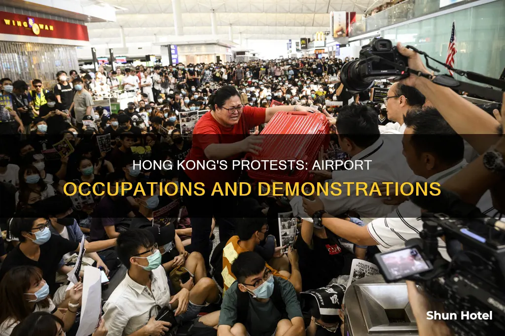 what airport do hongkongs protest in