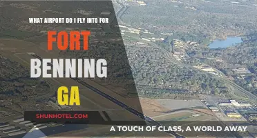 Fly into Columbus Airport for Fort Benning, Georgia Access