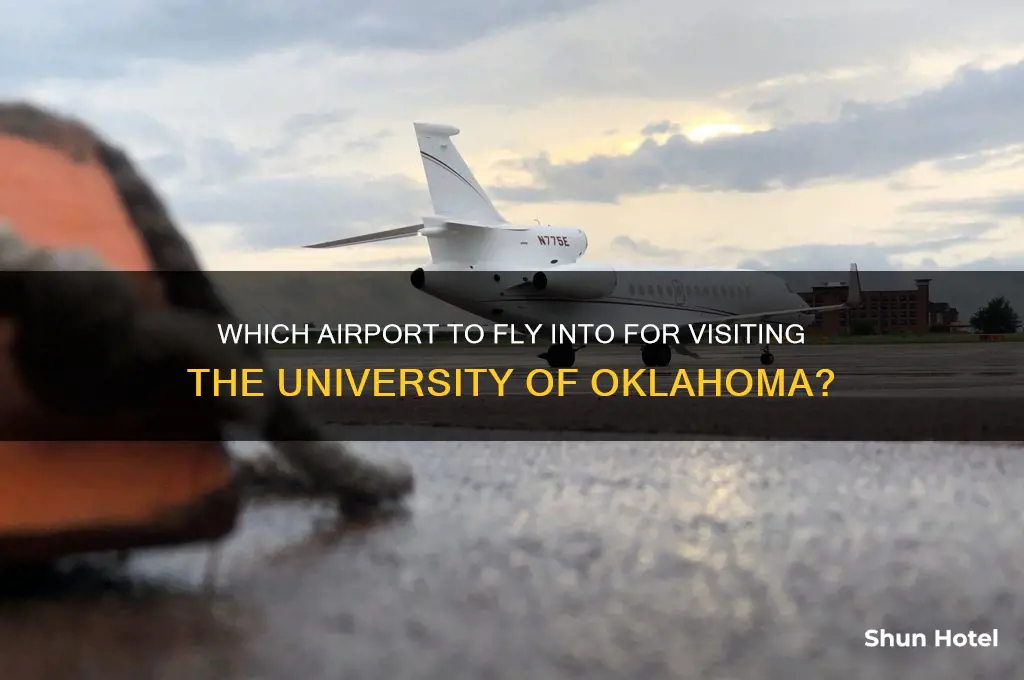 what airport do i fly into for ou