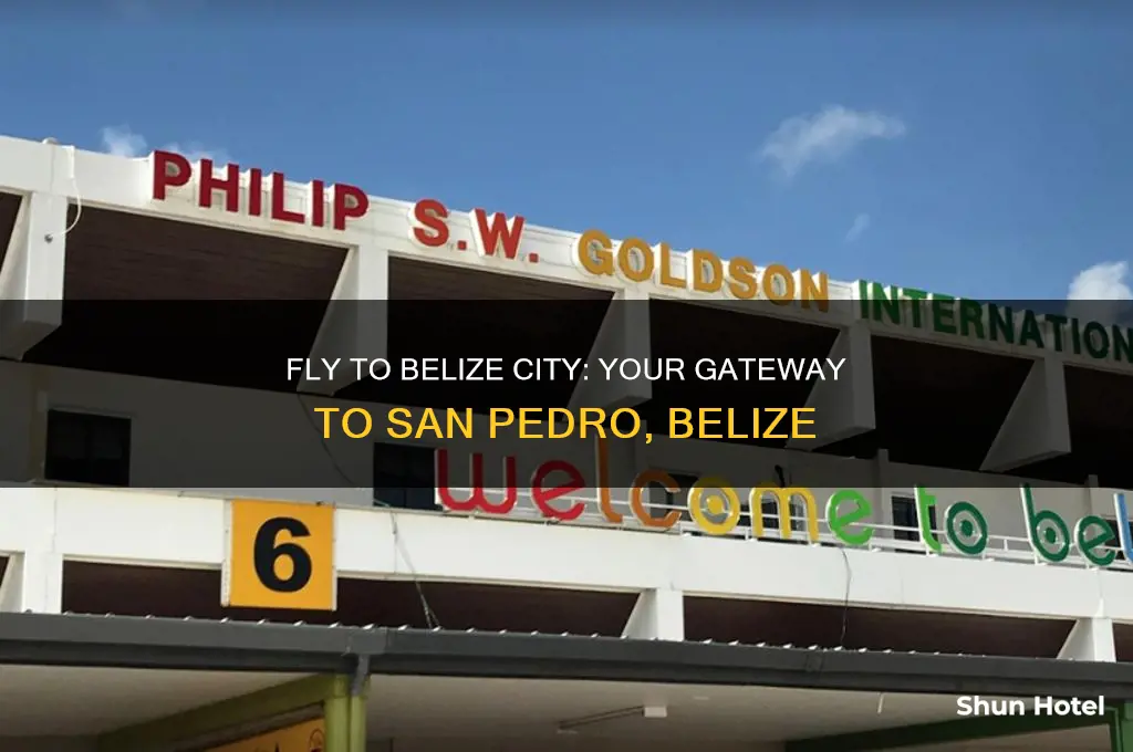 what airport do i fly into for san pedro belize