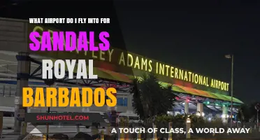 Fly into Grantley Adams Airport for Sandals Royal Barbados