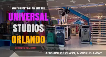 Fly to Orlando International Airport for Universal Studios Fun