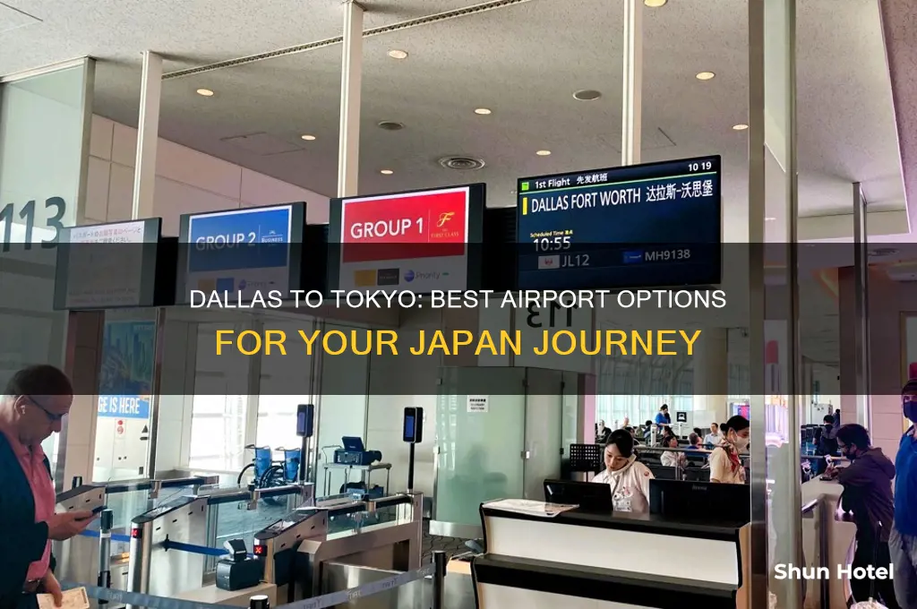 what airport do i fly into from dallas to tokyo
