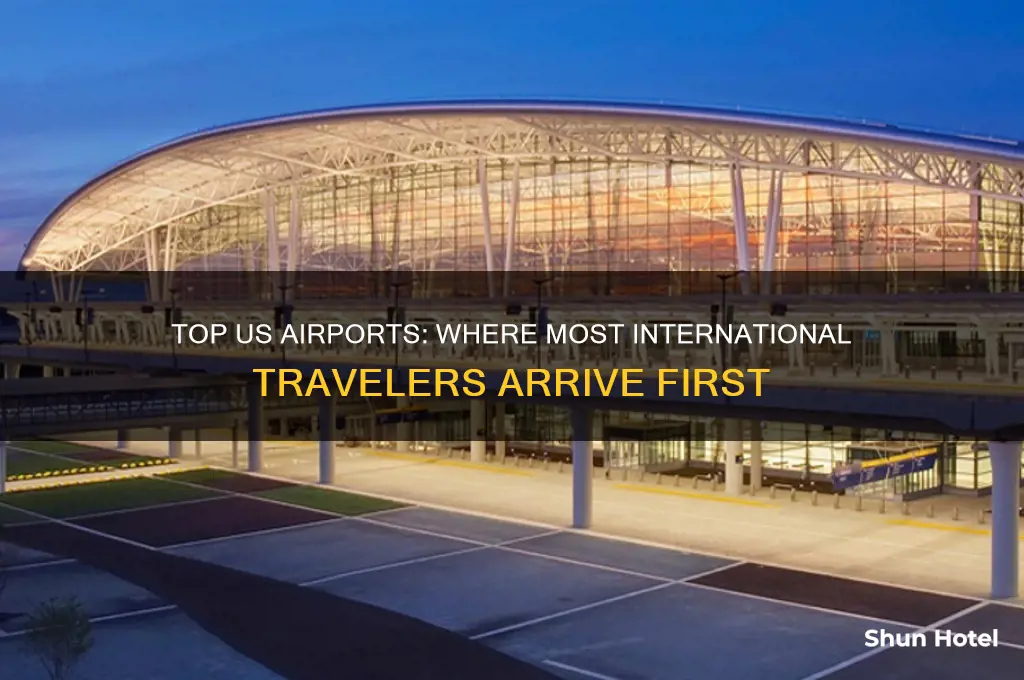 what airport do most ppl fly into to the us