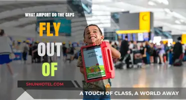 Which Airport Do the Caps Depart From for Away Games?