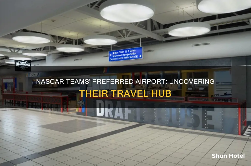 what airport do the nascar teams fly out of