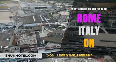 Flying to Rome: Your Guide to Italy's Main Airports