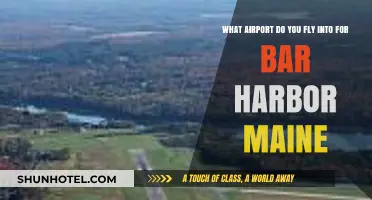 Fly into Bangor or Portland for Bar Harbor, Maine
