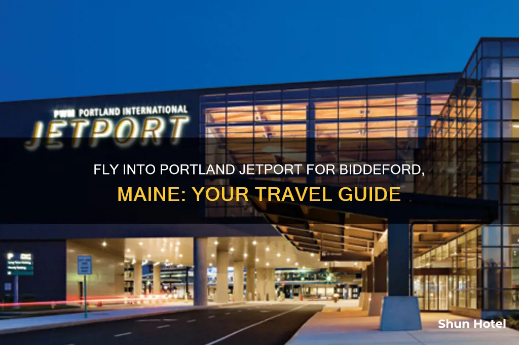 what airport do you fly into for biddeford maine