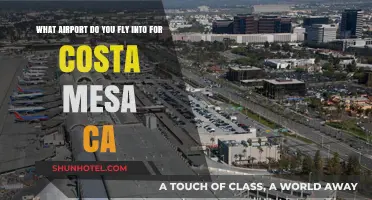 Fly into John Wayne Airport for Costa Mesa, CA