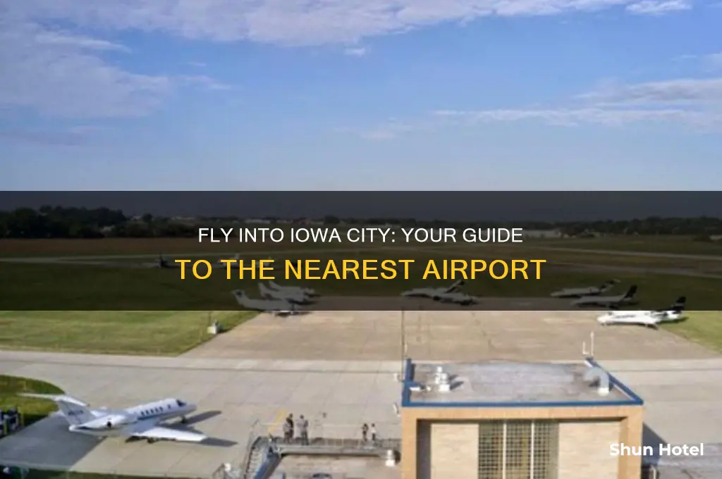 what airport do you fly into for iowa city