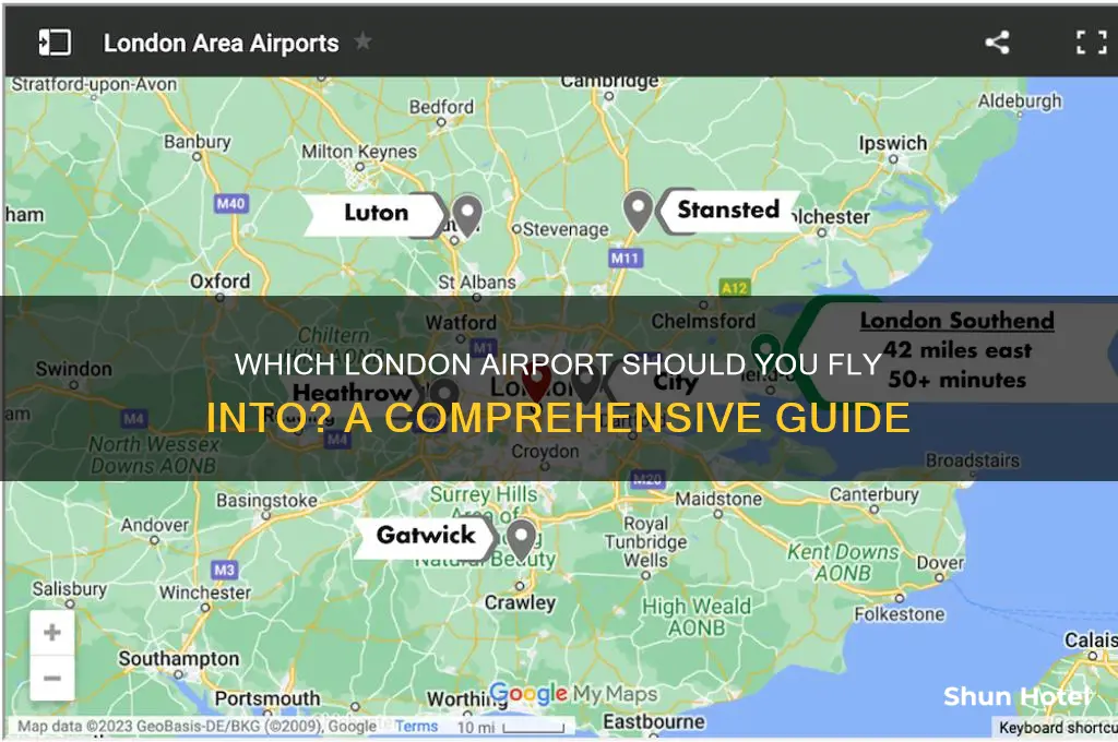 what airport do you fly into for london