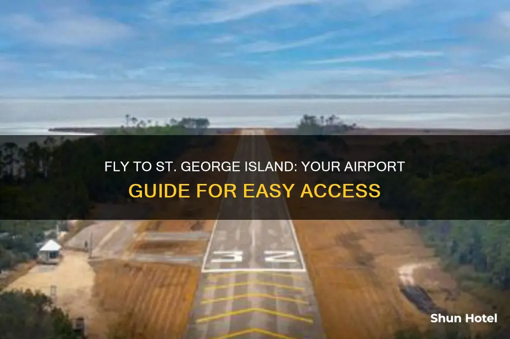 what airport do you fly into for st george island