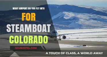 Fly into Yampa Valley Regional Airport for Steamboat Springs, Colorado