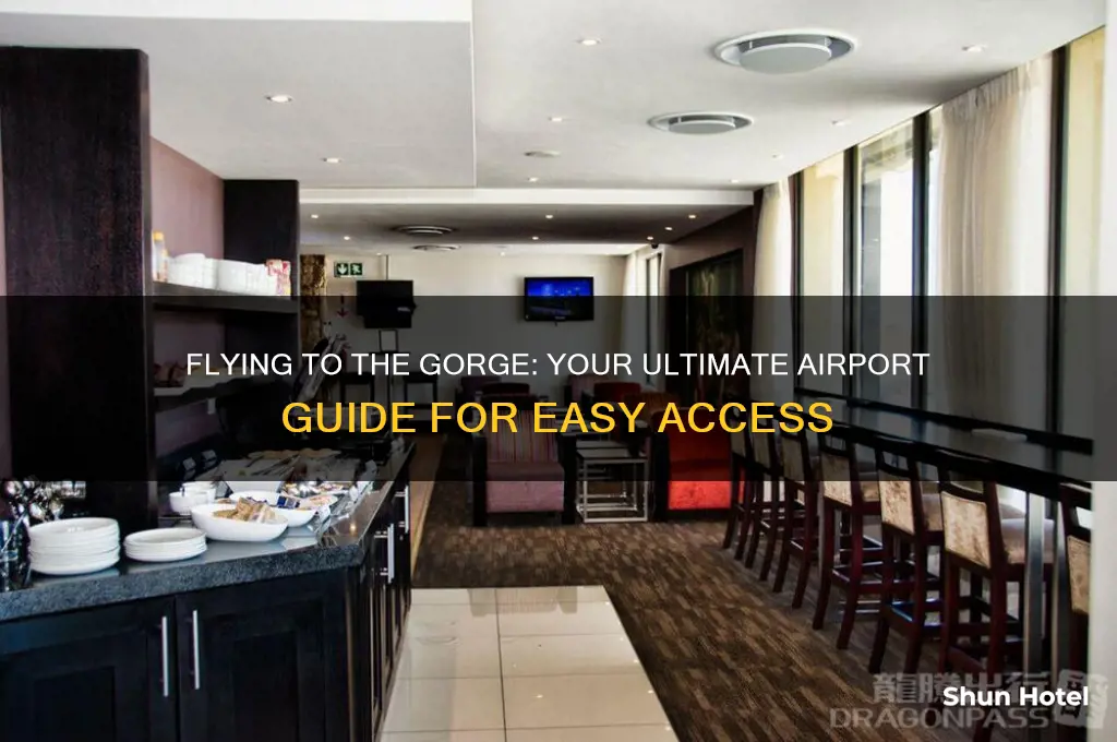 what airport do you fly into for the gorge
