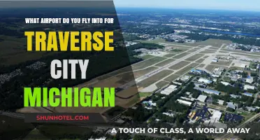 Fly into Cherry Capital Airport for Traverse City, Michigan