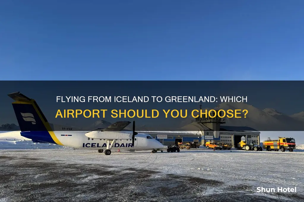 what airport do you fly into from iceland to greenland