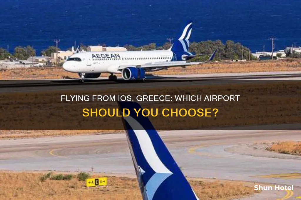what airport do you fly out of from ios greece
