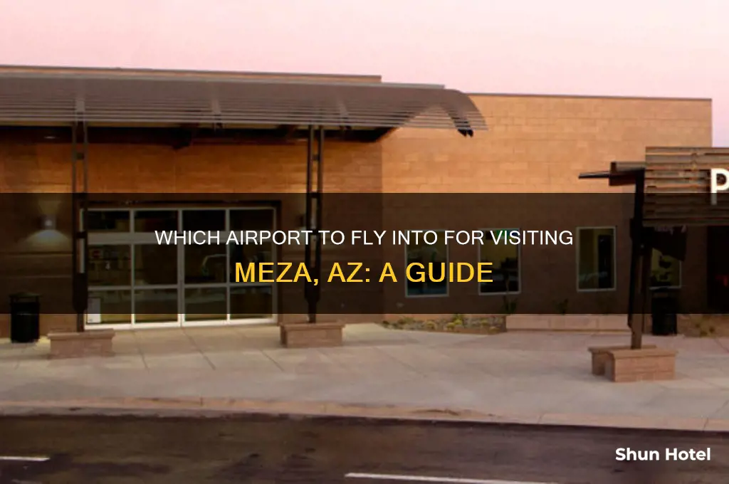 what airport do you fly to for meza az