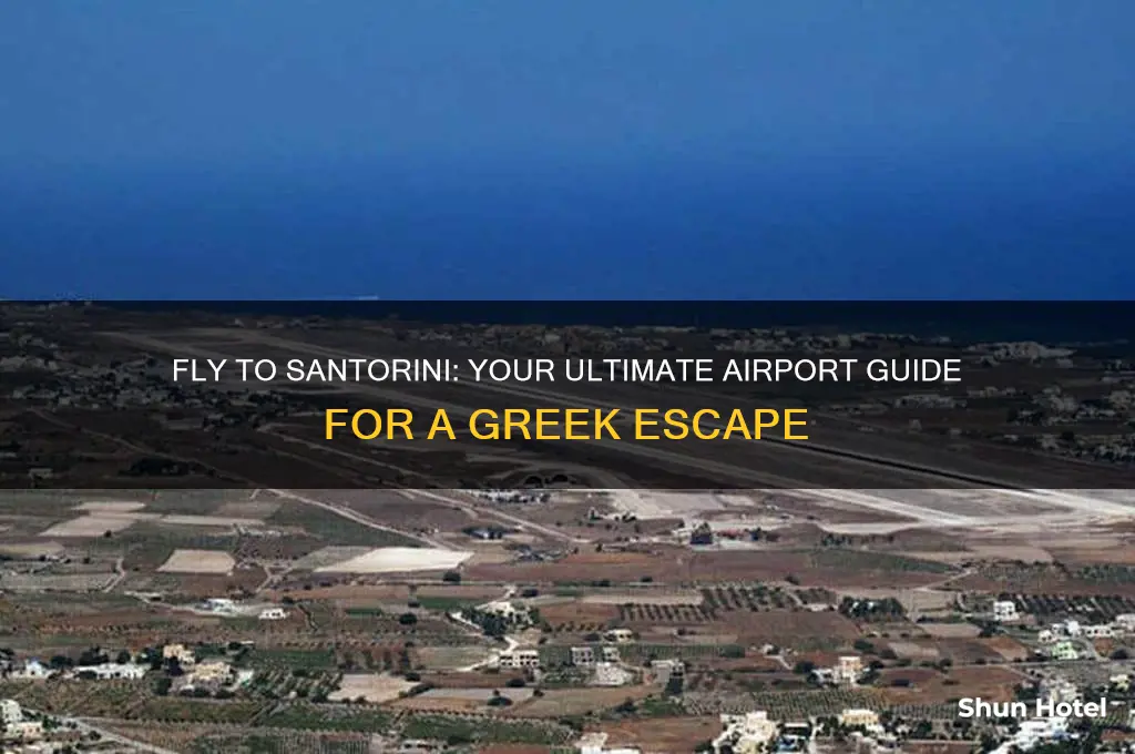 what airport do you fly to for santorini