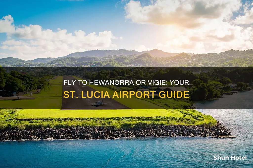 what airport do you fly to for st lucia