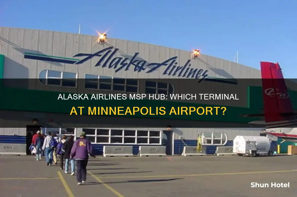 what airport does alaska airlines fly out of at msp