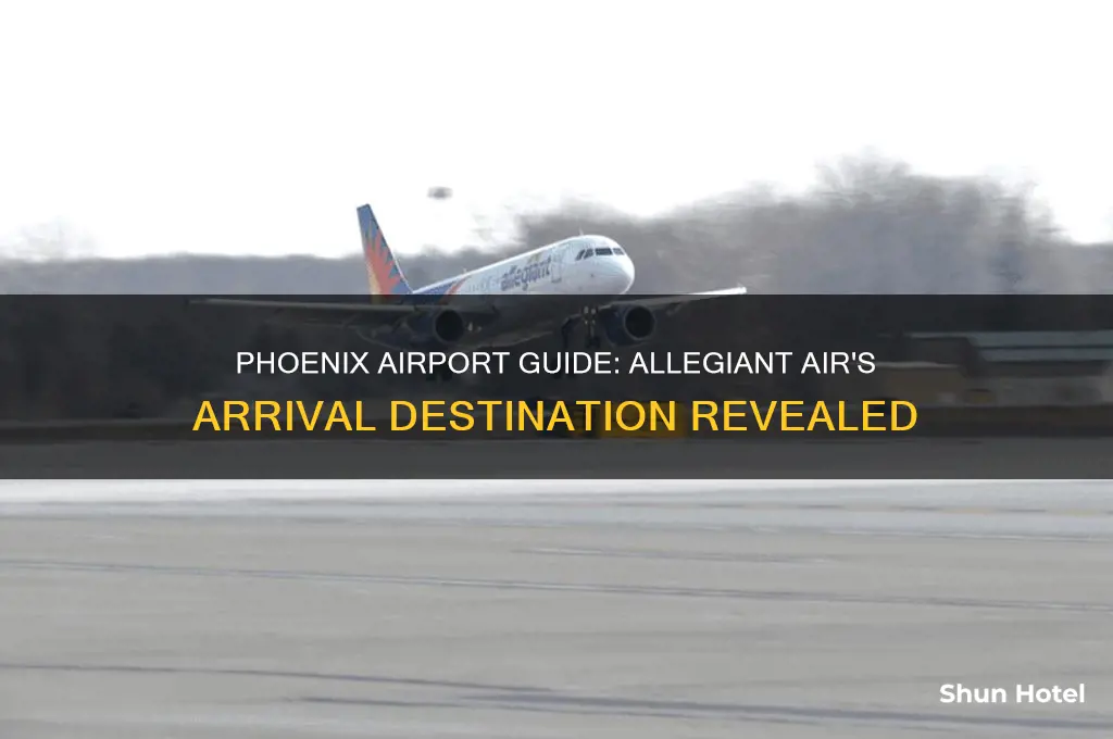 what airport does allegiant air fly into in phoenix