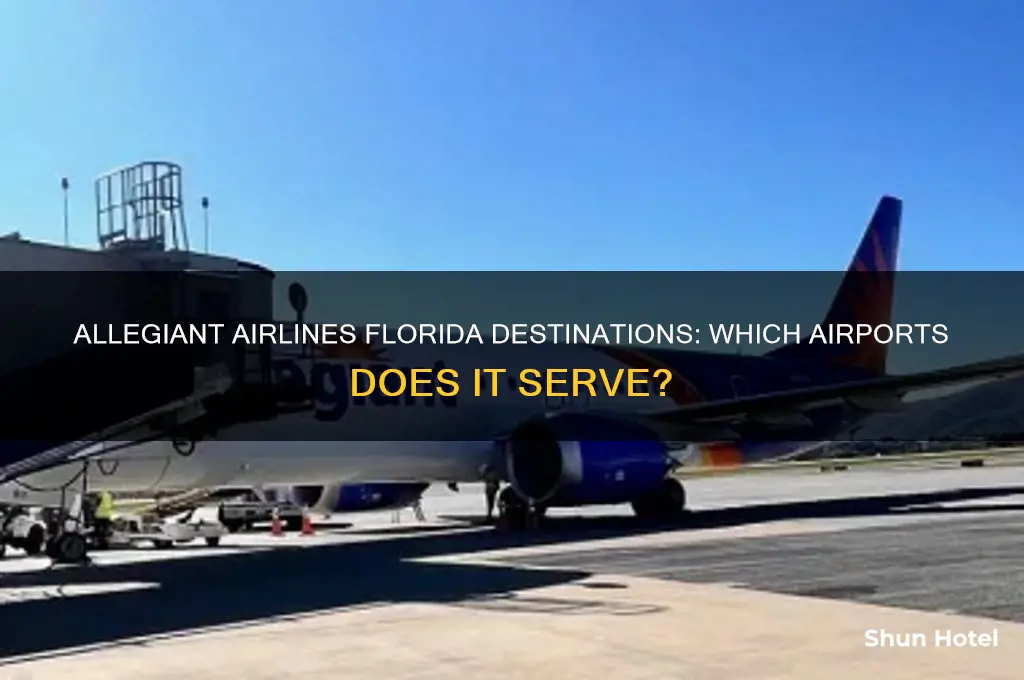 what airport does allegiant fly into florida