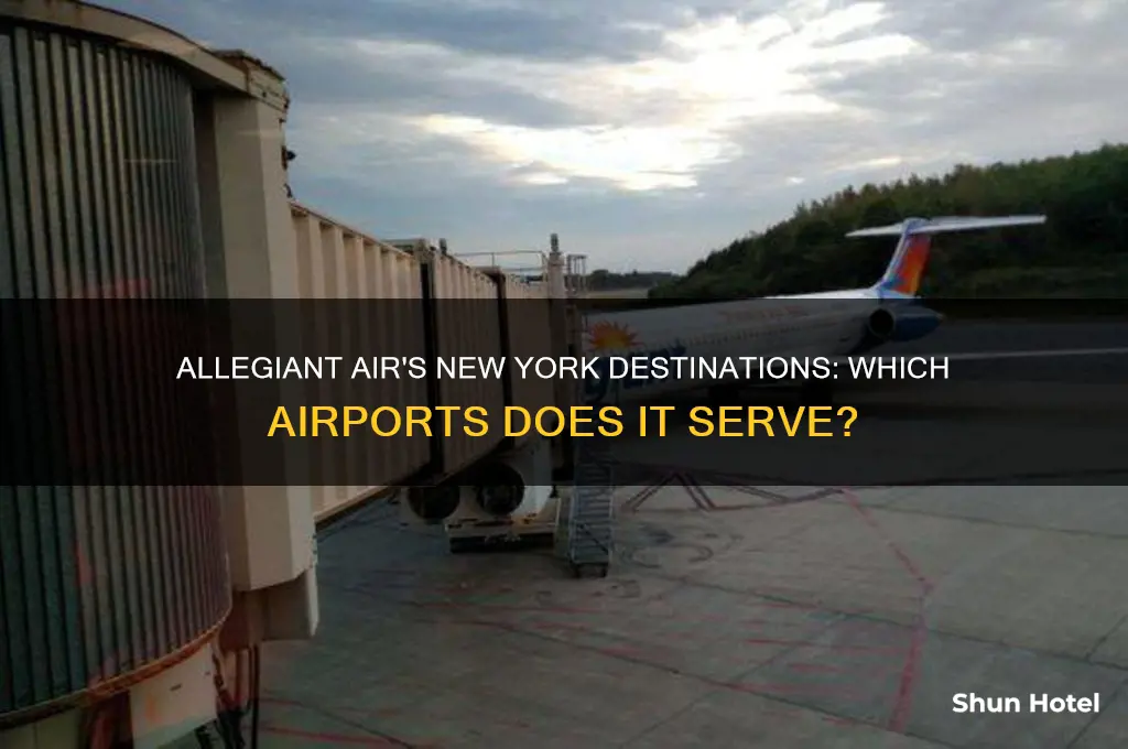 what airport does allegiant fly into new york