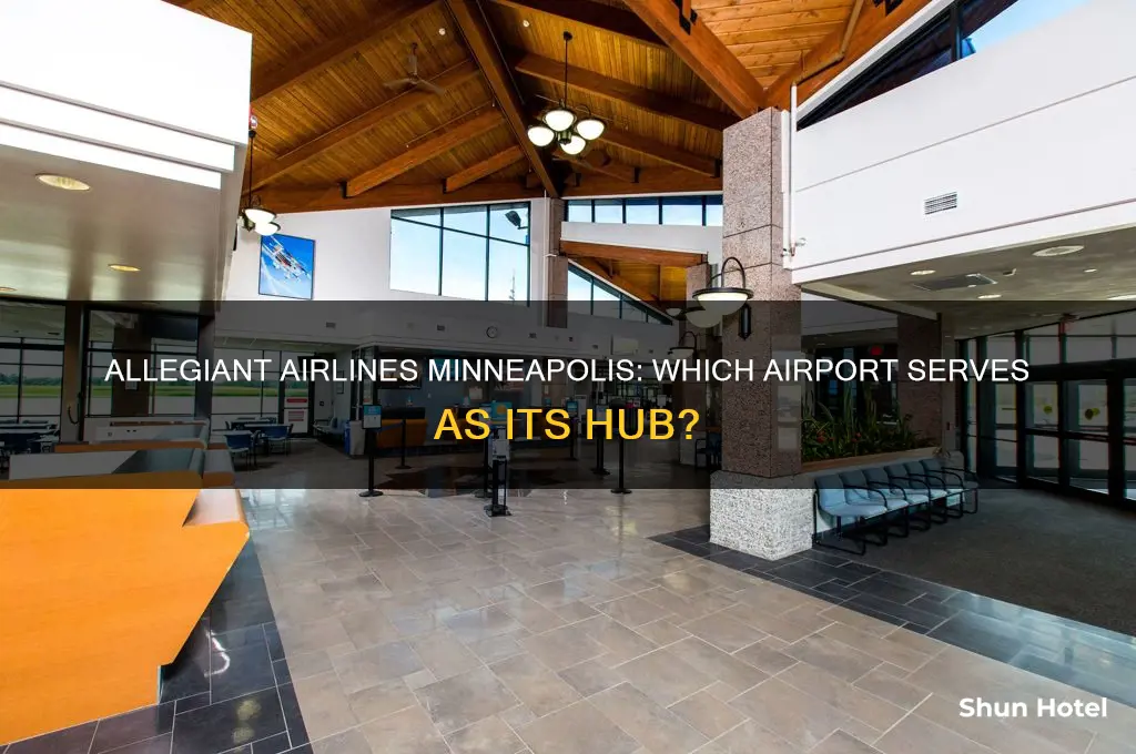 what airport does allegiant fly out of in minneapolis