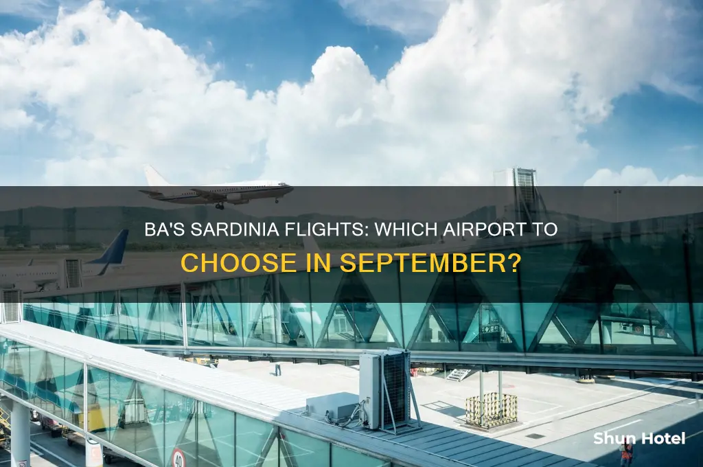 what airport does ba fly to in sardinia in september