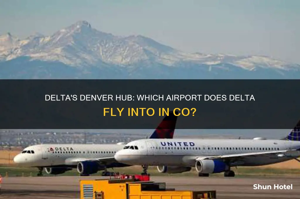 what airport does delta fly into in denver co