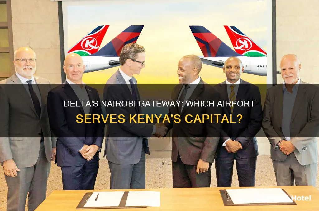 what airport does delta fly into in nairobi kenya