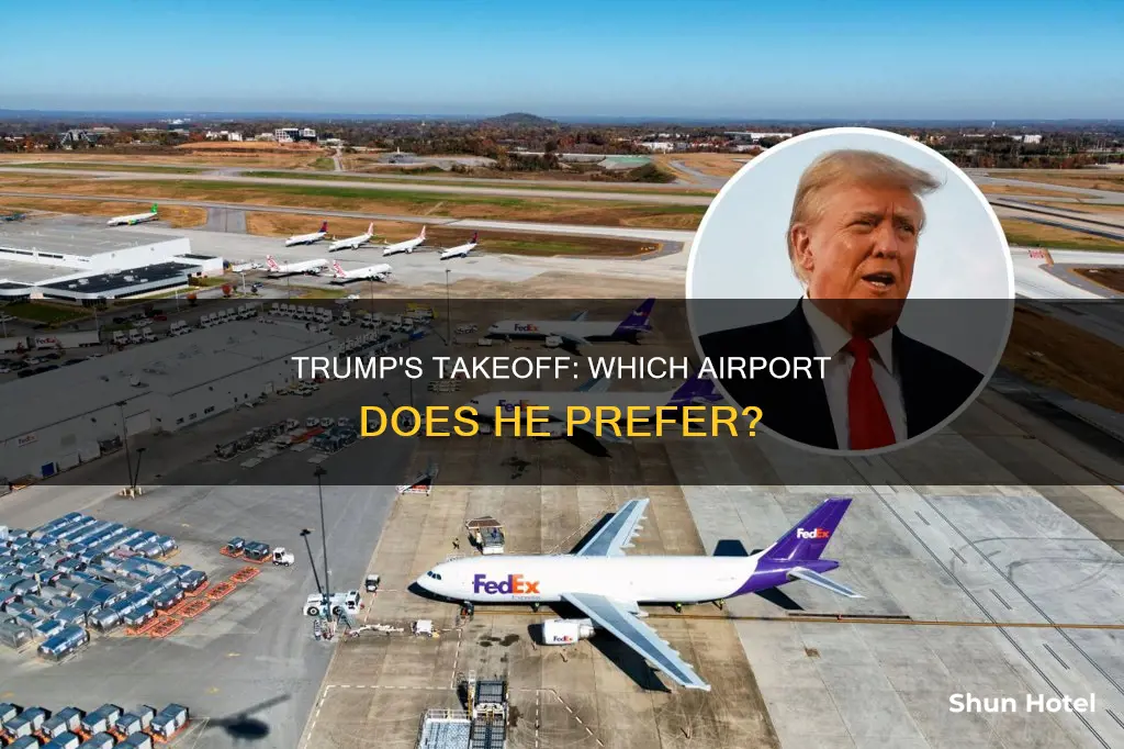 what airport does donald trump use