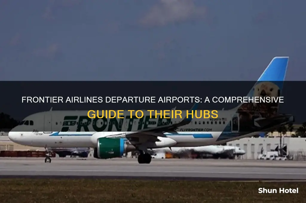 what airport does frontier airlines fly out of