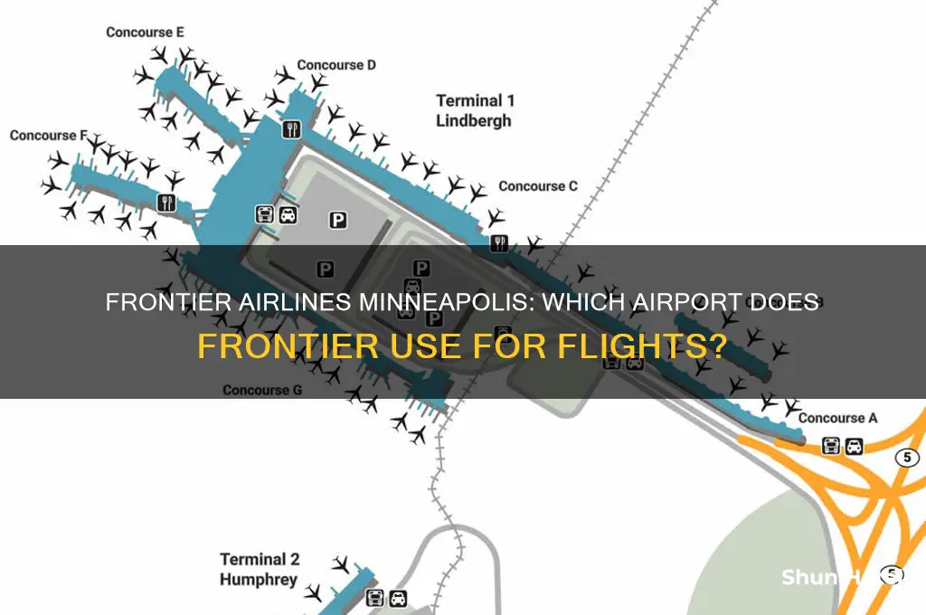 what airport does frontier fly out of in minneapolis