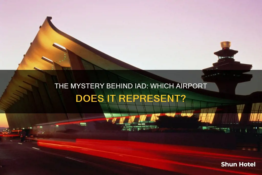 what airport does iad stand for