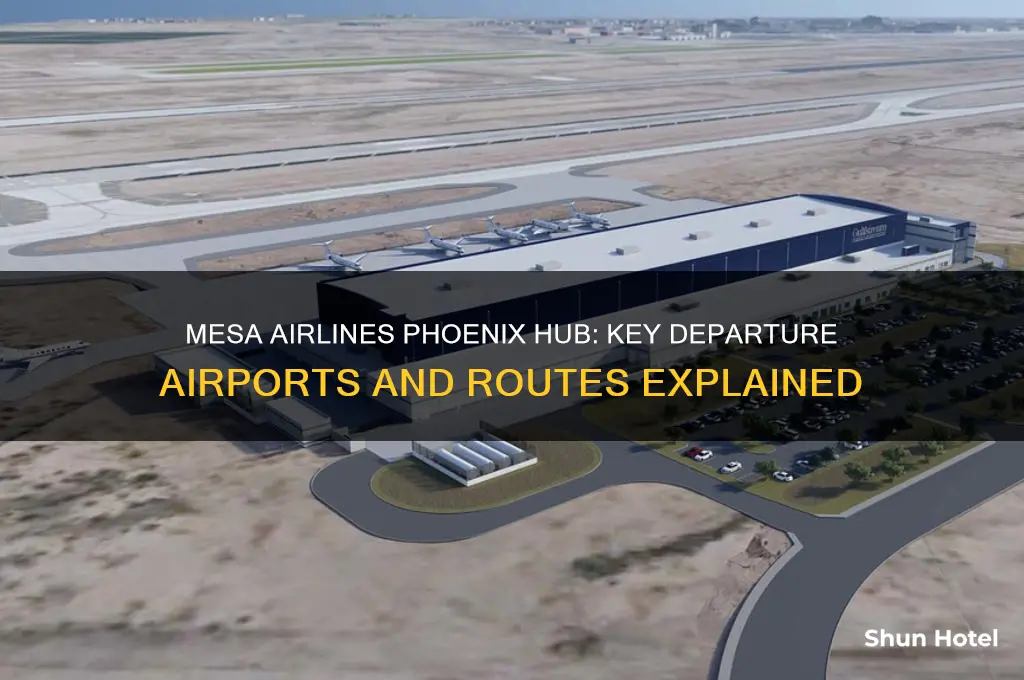 what airport does mesa airlines fly out of phoenix