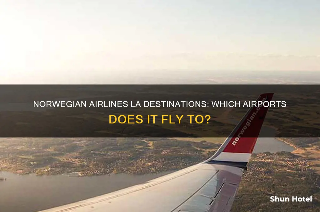 what airport does norwegian fly to la