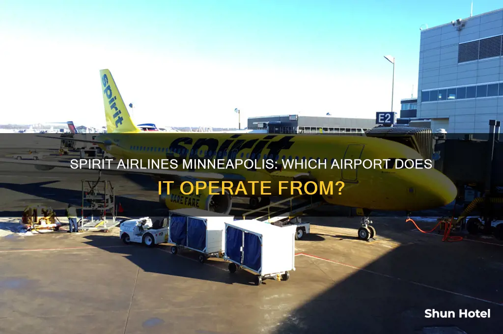 what airport does spirit airlines fly out of in minneapolis