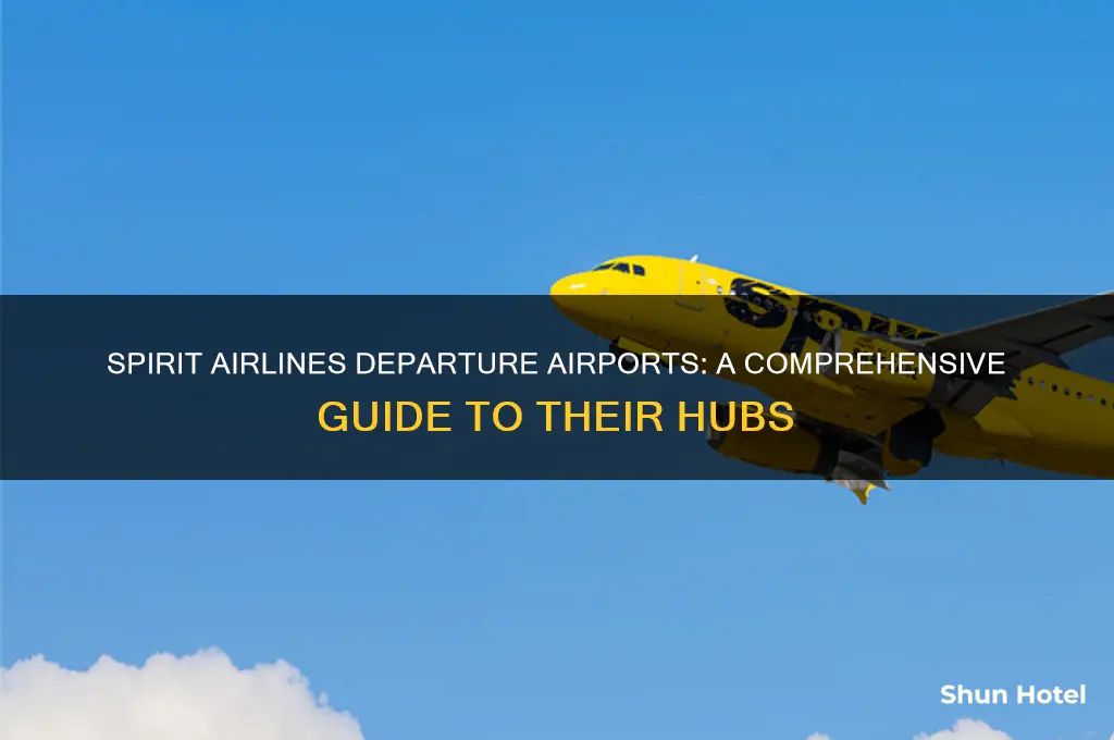 what airport does spirit airlines fly out of