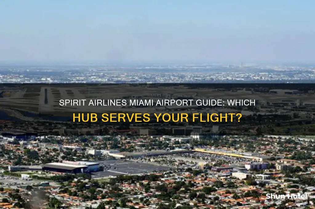 what airport does spirit fly into in miami