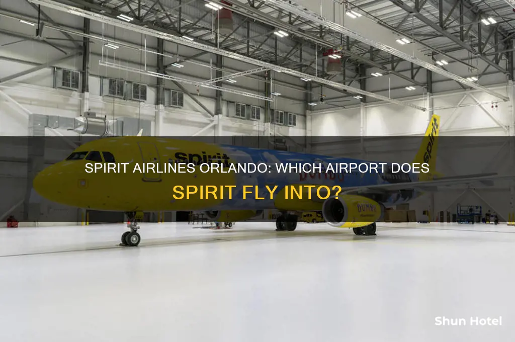what airport does spirit fly into in orlando