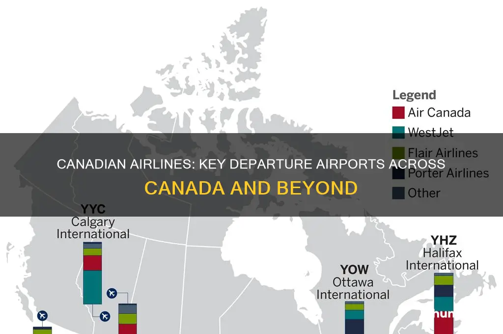 what airport does the canadian airline fly from